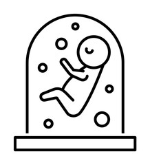 Medical technology, embryo icon. Element of medical technology icon
