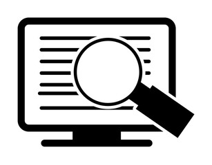 code monitor icon. Element of harmful things icon for mobile concept and web apps. Detailed code monitor icon can be used for web and mobile