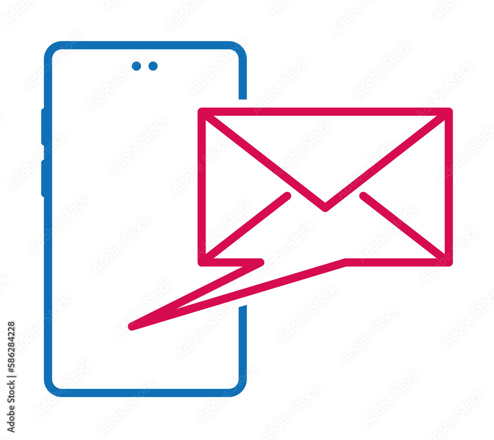 Poster email, open, phone, send icon. element of mobile and smartphone icon for mobile concept and web apps