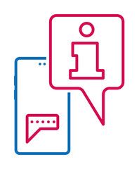 information, mobile, service icon. Element of mobile and smartphone icon for mobile concept and web apps. Detailed information, mobile, service icon can be used for web