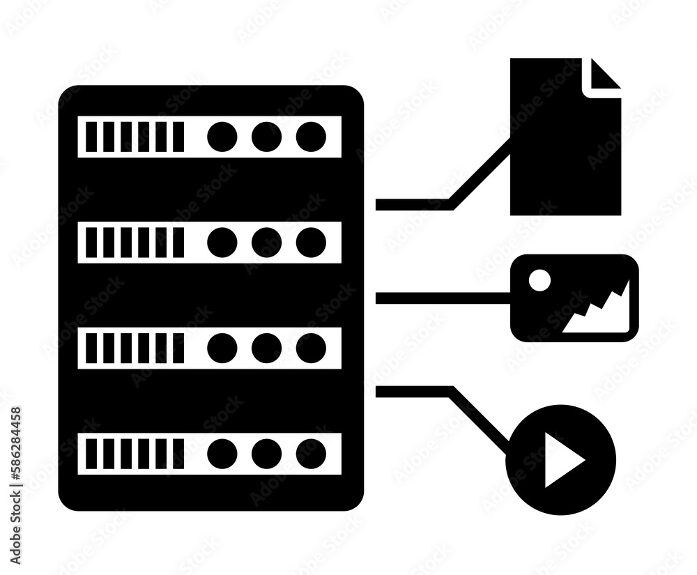 Aufkleber file, data icon. element of network icon for mobile concept and web apps. detailed file, data icon c