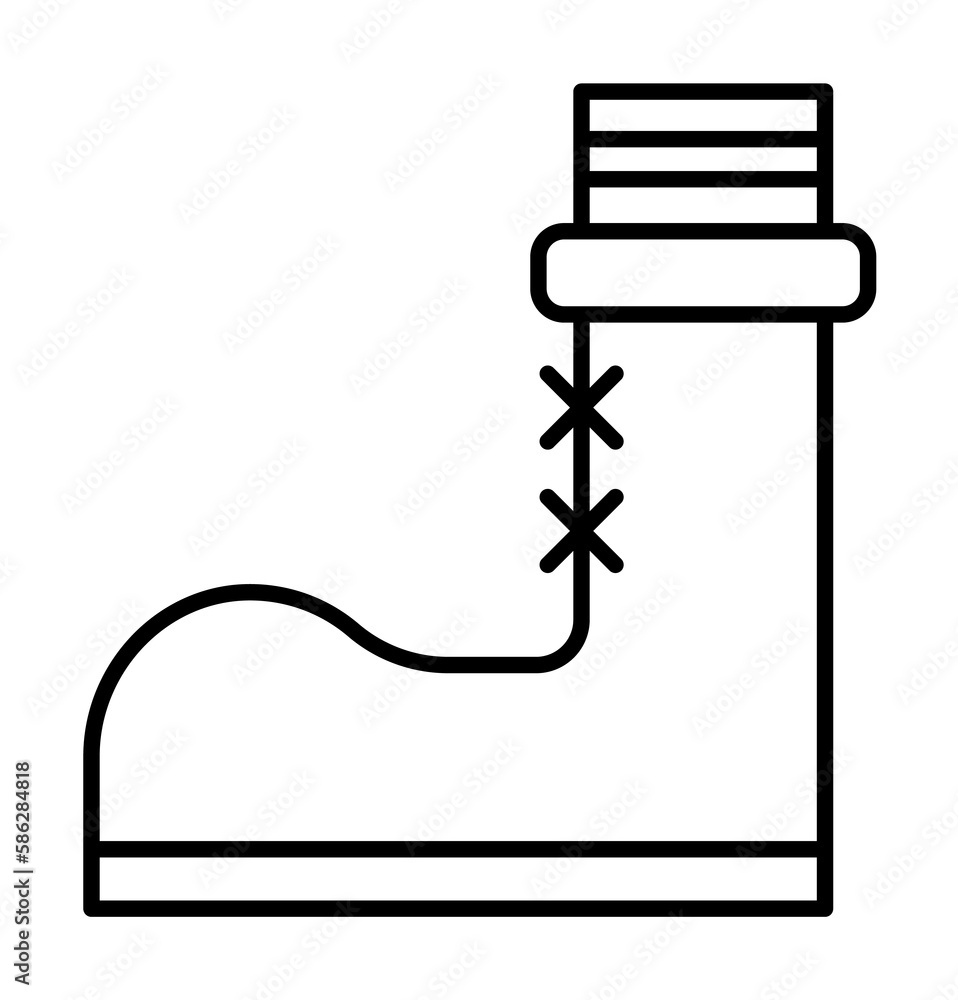 Aufkleber patrick day, boot, shoe icon. element of patrick day for mobile concept and web apps illustration. t