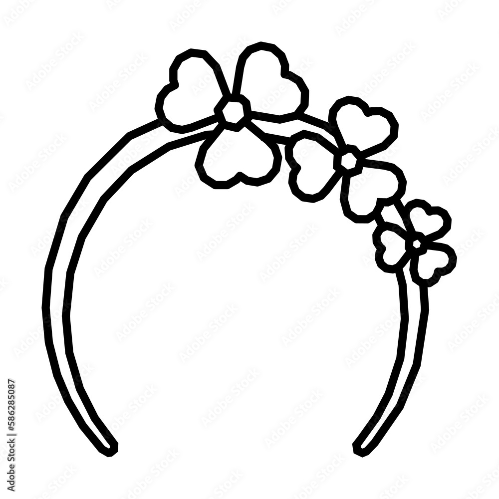 Poster clover, bezel icon. simple line, outline elements of patrick's day icons for ui and ux, website or m