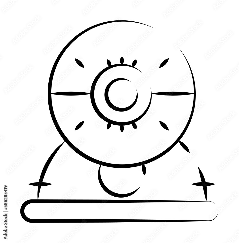 Aufkleber webcam outine logo style icon. element of photo icon for mobile concept and web apps. outline webcam
