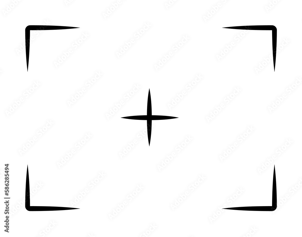 Poster photo fraime outine logo style icon. element of photo icon for mobile concept and web apps. outline 