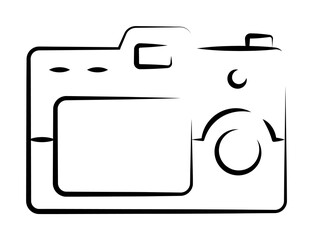 camera outine logo style icon. Element of photo icon for mobile concept and web apps. Outline camera icon can be used for web and mobile