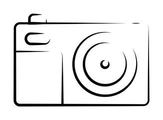 camera outine logo style icon. Element of photo icon for mobile concept and web apps. Outline camera icon can be used for web and mobile