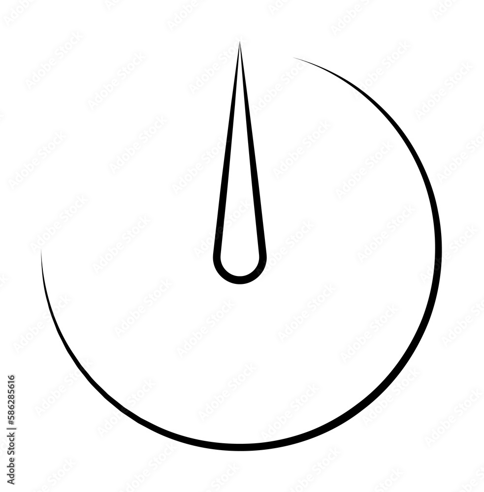 Poster stopwatch on camera outine logo style icon. element of photo icon for mobile concept and web apps. o