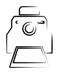 camera outine logo style icon. Element of photo icon for mobile concept and web apps. Outline camera icon can be used for web and mobile