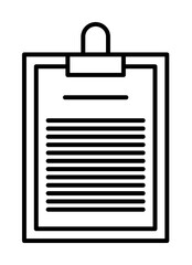 clipboard icon. Element of plastic surgery icon for mobile concept and web apps. Thin line clipboard icon can be used for web and mobile