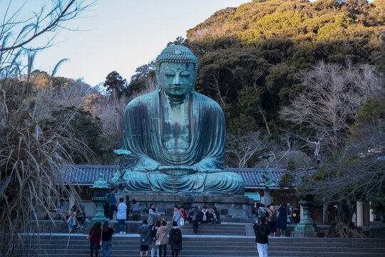 Great Buddha of Kotoku-in Temple in Kamakura Kanagawa Japan