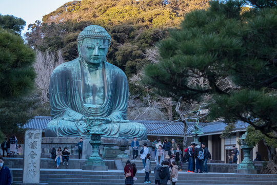 Great Buddha of Kotoku-in Temple in Kamakura Kanagawa Japan