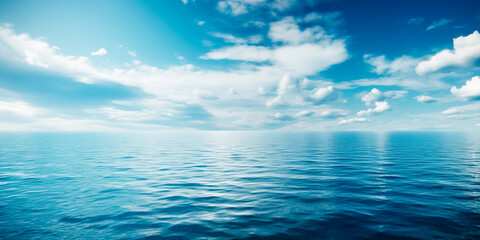 Plakat Blue water sea