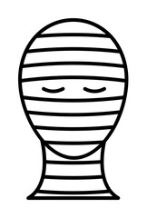 bandaged icon. Element of plastic surgery icon for mobile concept and web apps. Thin line bandaged icon can be used for web and mobile