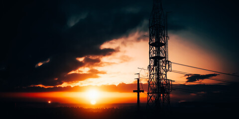 Fototapeta premium Industrial Antenna