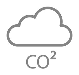 Co2, cloud line icon. Element of pollution icon