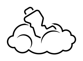 plastic, bottle, beverage icon. Element of earth pollution icon for mobile concept and web apps. Detailed plastic, bottle, beverage icon can be used for web and mobile