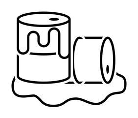 pollution, oil, can icon. Element of earth pollution icon for mobile concept and web apps. Detailed pollution, oil, can icon can be used for web and mobile