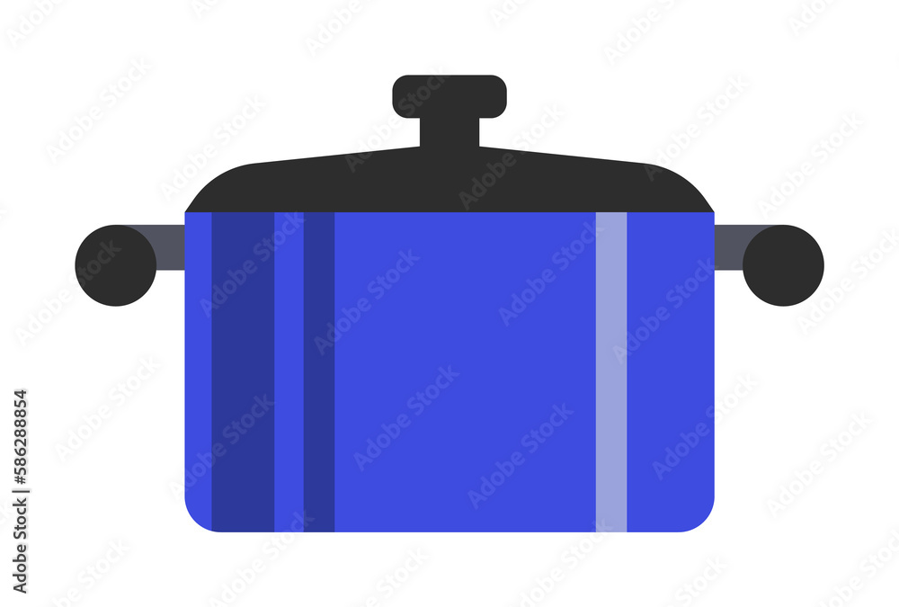 Poster pan colored illustration. element of colored food icon for mobile concept and web apps. detailed pan