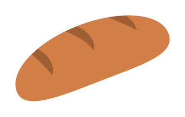 bread colored illustration. Element of colored food icon for mobile concept and web apps. Detailed bread icon can be used for web and mobile