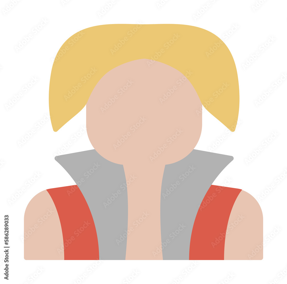 Poster musician icon. simple color elements of rock n roll icons for ui and ux, website or mobile applicati