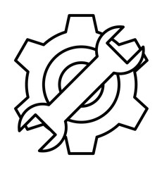 engineering sign icon. Element of robotics engineering for mobile concept and web apps icon. Thin line icon for website design and development, app development. Premium icon