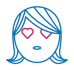 heart, love, valentine, woman icon. Element of romance for mobile concept and web apps illustration. Thin color line icon for website design and development, app development