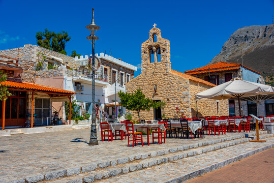 Saint Athanasios church in Greek town Aeropoli
