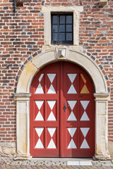 medieval gate of a castle