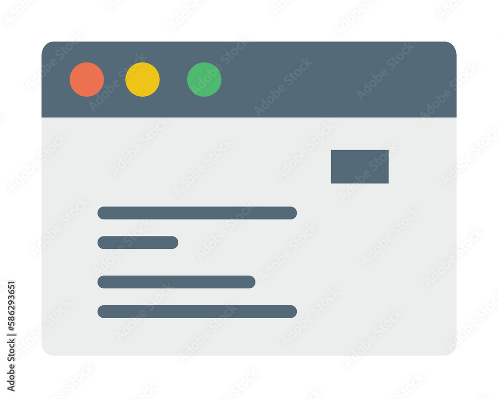 Poster browser, web site, search icon. simple color elements of internet explorer icons for ui and ux, webs
