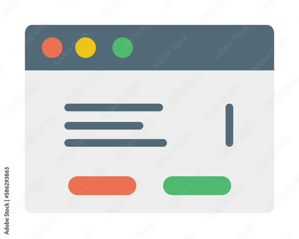 Aufkleber browser, web site, document icon. simple color elements of internet explorer icons for ui and ux, we