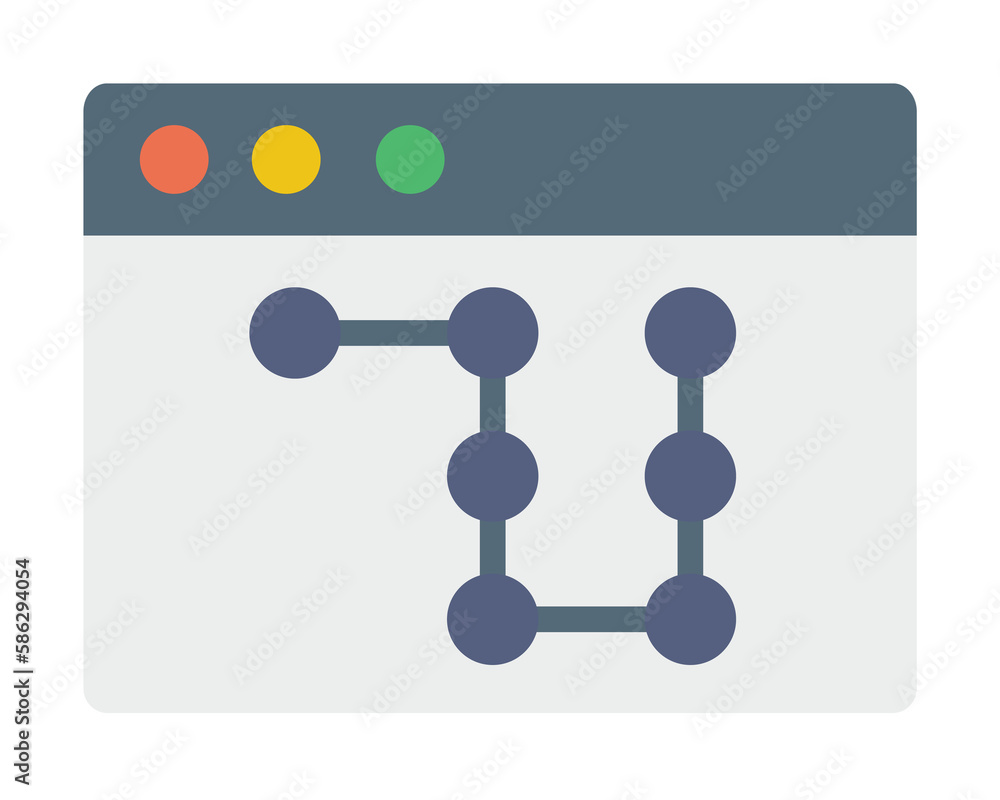 Aufkleber browser, web site, password icon. simple color elements of internet explorer icons for ui and ux, we