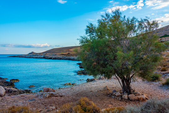 Cape Tenaro at Peloponnese peninsula in Greece