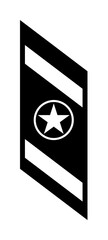 military epaulettes icon. Element of military for mobile concept and web apps. Detailed military epaulettes icon can be used for web and mobile. Premium icon