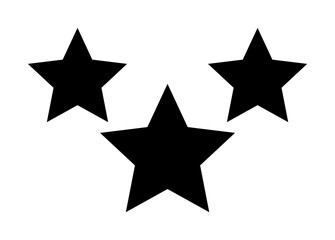 three stars icon. Element of military for mobile concept and web apps. Detailed three stars icon can be used for web and mobile. Premium icon