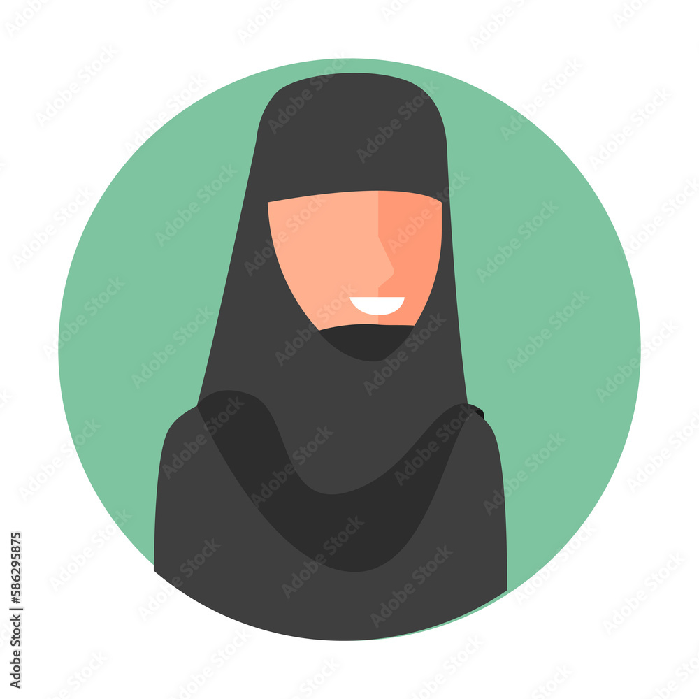 Poster colored avatar of priest icon. element of colored people profession icon for mobile concept and web 