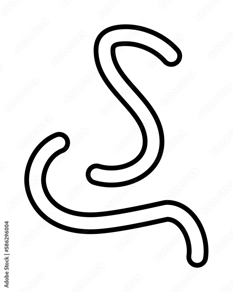 Aufkleber glistens icon. element of microorganisms icon for mobile concept and web apps. thin line glistens ic