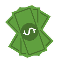 dollar banknotes colored icon. Element of bankings for mobile concept and web apps. Detailed dollar banknotes colored icon can be used for web and mobile. Premium icon