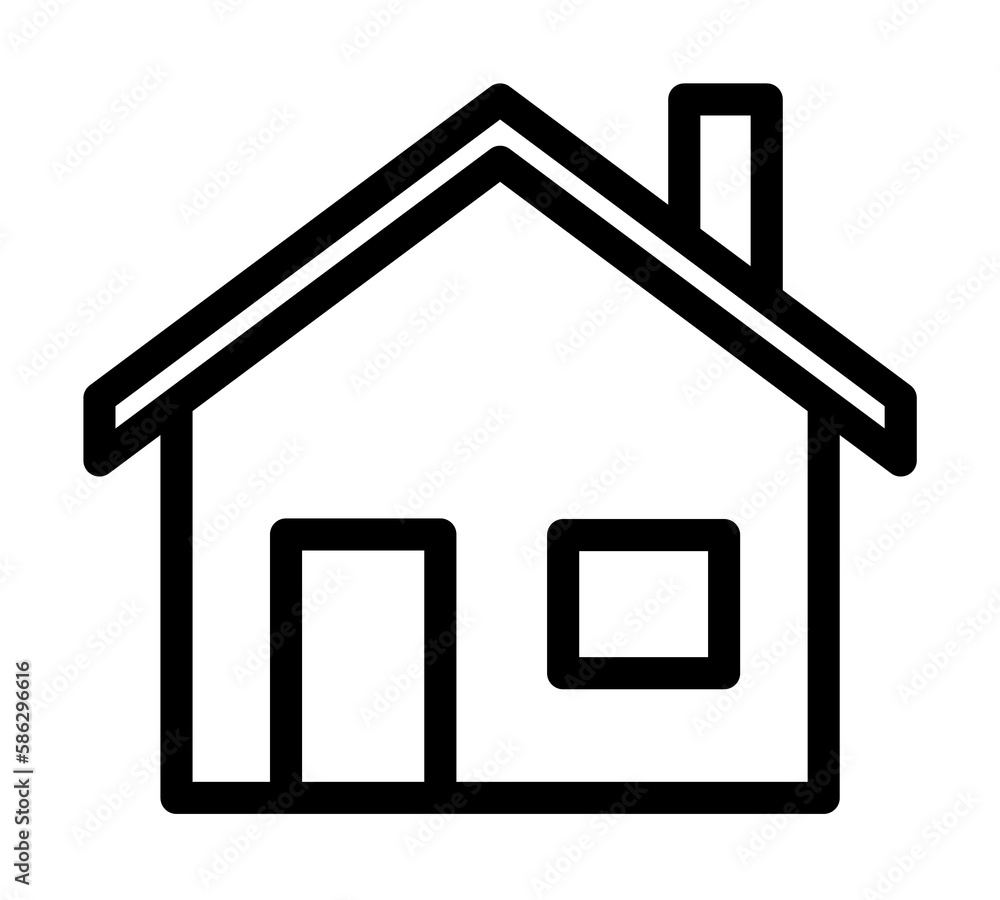Poster house icon. element of building icon for mobile concept and web apps. detailed house icon can be use