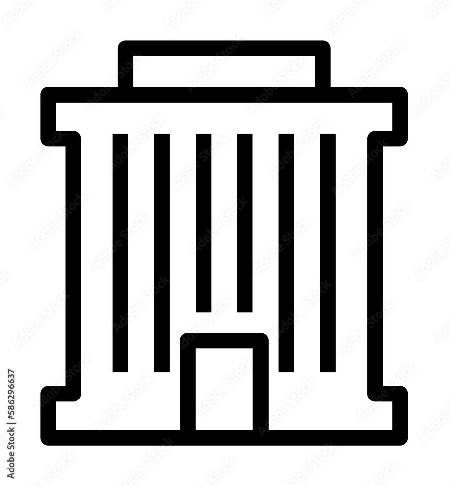 Poster bank building icon. element of building icon for mobile concept and web apps. detailed bank building