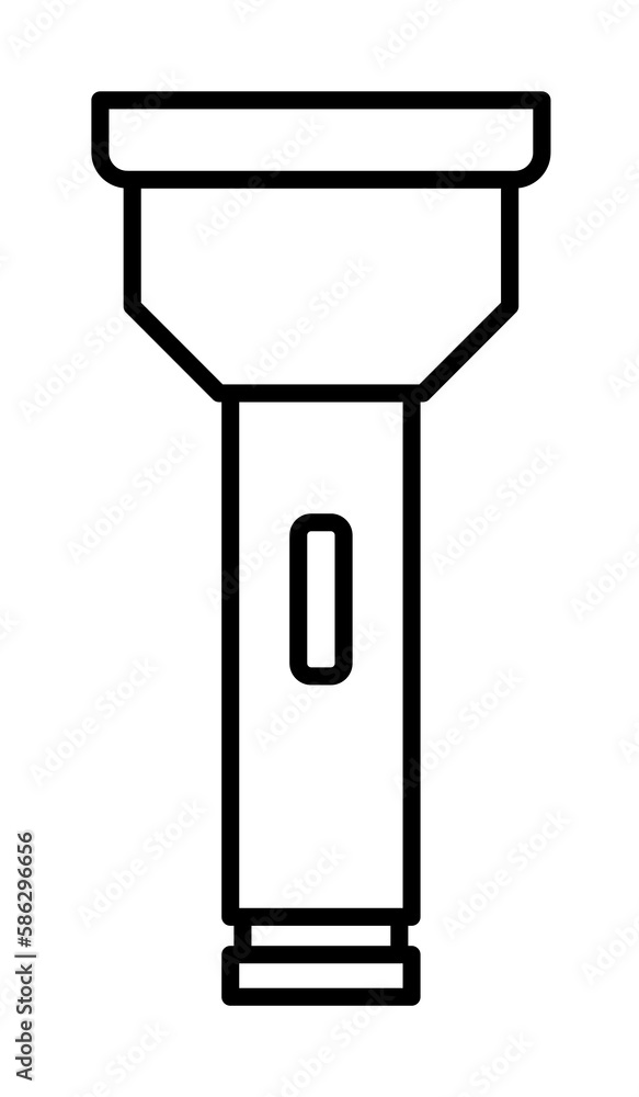 Poster lamp icon. element of travel icon for mobile concept and web apps. thin line lamp icon can be used f