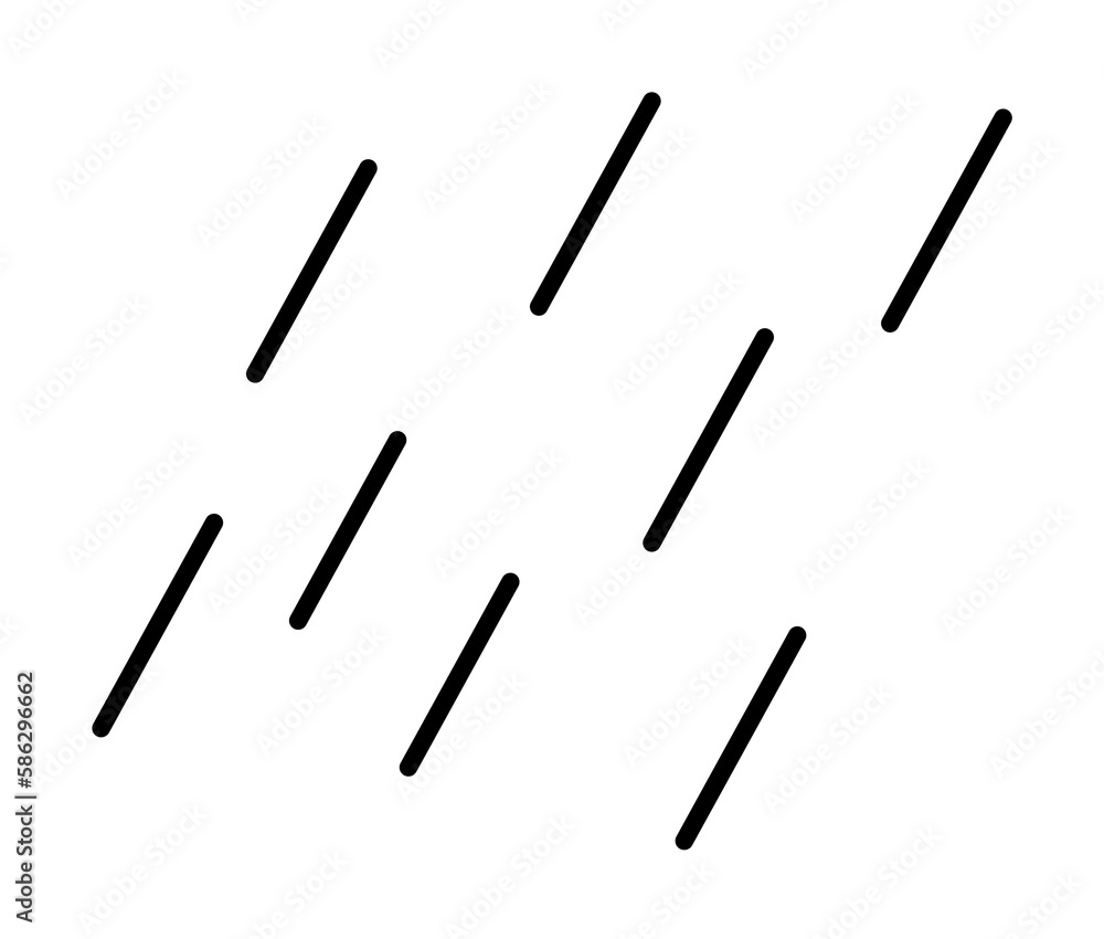 Aufkleber rain icon. element of travel icon for mobile concept and web apps. thin line rain icon can be used f