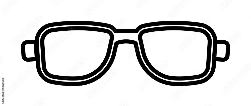 Poster spectacles icon. element of travel icon for mobile concept and web apps. thin line spectacles icon c