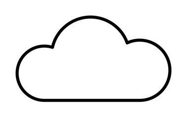 cloud icon. Element of travel icon for mobile concept and web apps. Thin line cloud icon can be used for web and mobile. Premium icon