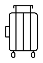 suitcase icon. Element of travel icon for mobile concept and web apps. Thin line suitcase icon can be used for web and mobile. Premium icon