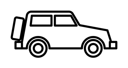 car for travel icon. Element of travel icon for mobile concept and web apps. Thin line car for travel icon can be used for web and mobile. Premium icon
