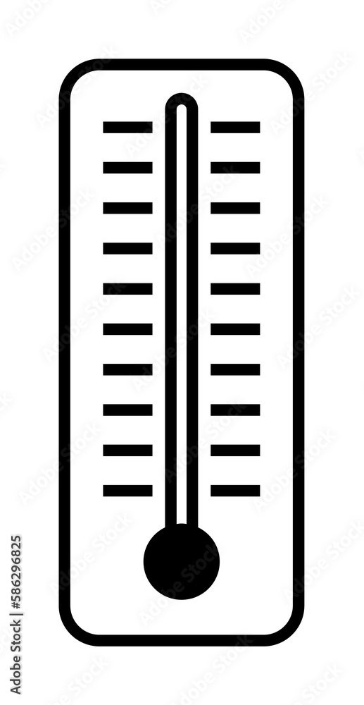 Poster mercury thermometer icon. element of travel icon for mobile concept and web apps. thin line mercury 