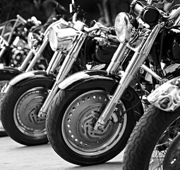 Motorcycle on the road.