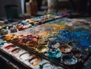 Brushstrokes and Colors