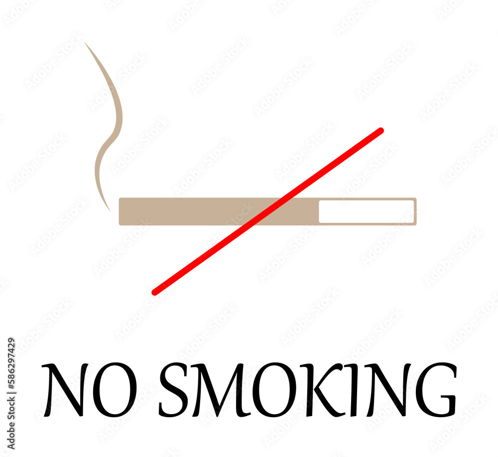 Poster colored no smoking sign icon. element of web icon for mobile concept and web apps. detailed colored 